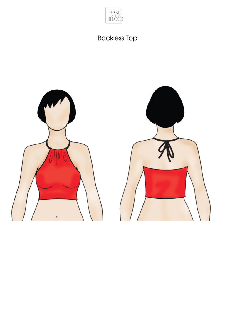Backless Dress Sewing Pattern Block | Perfect Fit & Custom Design - Image 4