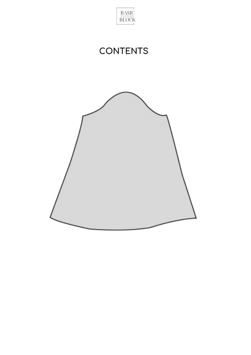 Bell Sleeve | Sewing Pattern Block | XXS-6XL - Basic Pattern Block