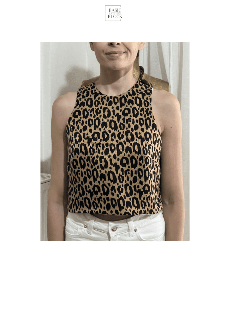 Crossback Top Sewing Pattern | XS - 6XL | Woven - Basic Pattern Block