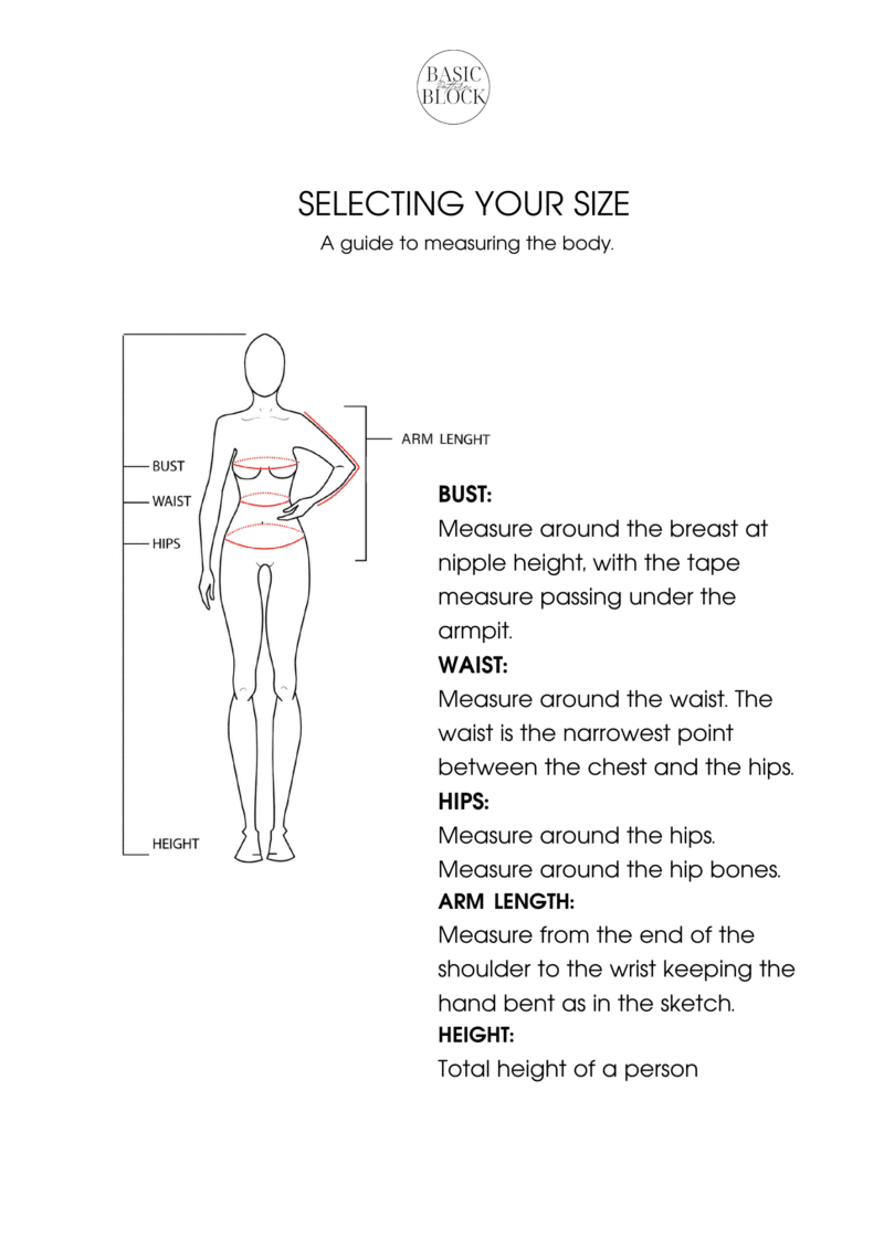 High Waist Shapewear | Sewing Pattern Block | Knitted | XXS-6XL - Basic Pattern Block